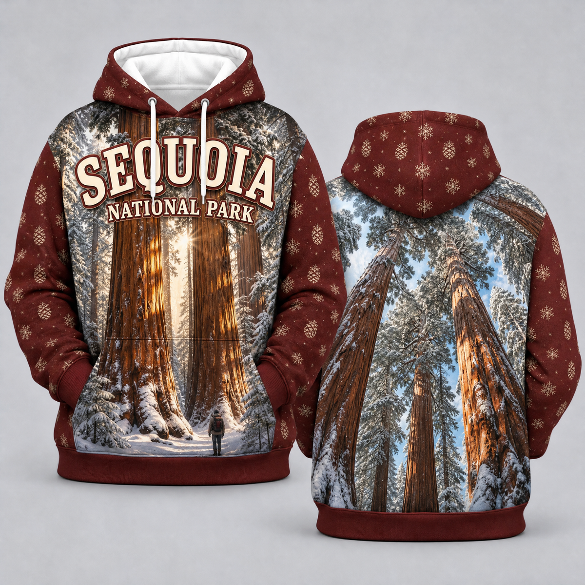 Sequoia National Park Giants in Snow Hoodie