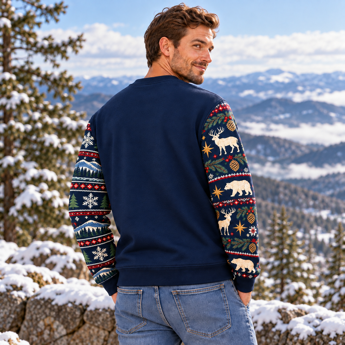 Shenandoah National Park Christmas Sweatshirt - photo 3