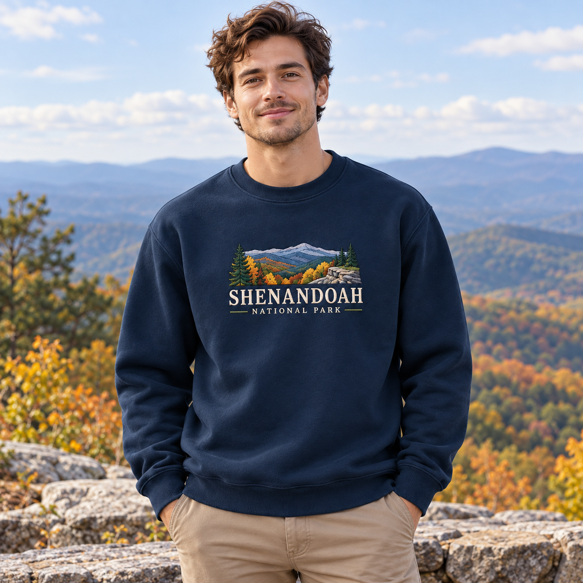 Shenandoah National Park Embroidered Sweatshirt - photo 2