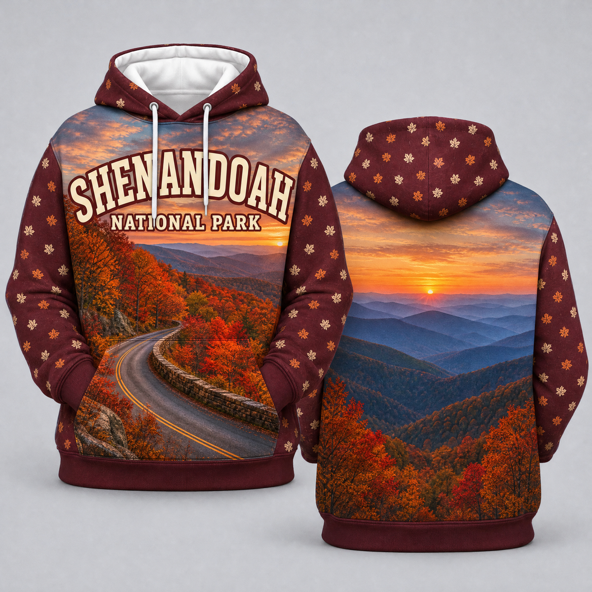 Shenandoah National Park Skyline Drive Fall Hoodie