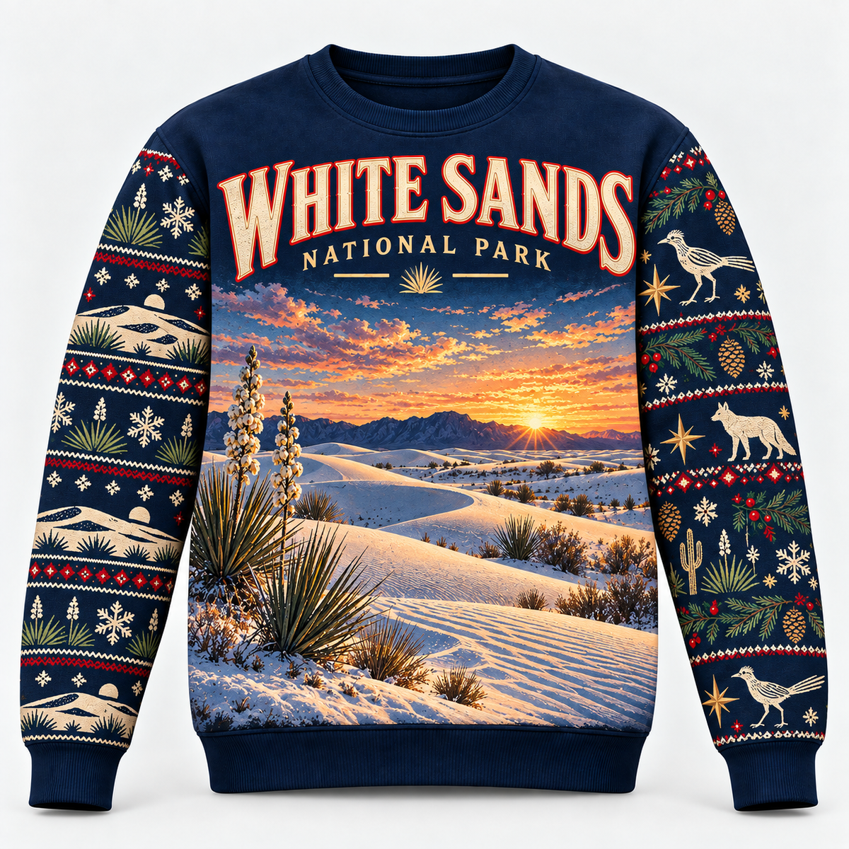 White Sands National Park Christmas Sweatshirt - photo 1