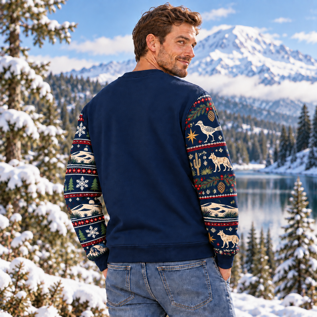 White Sands National Park Christmas Sweatshirt - photo 3