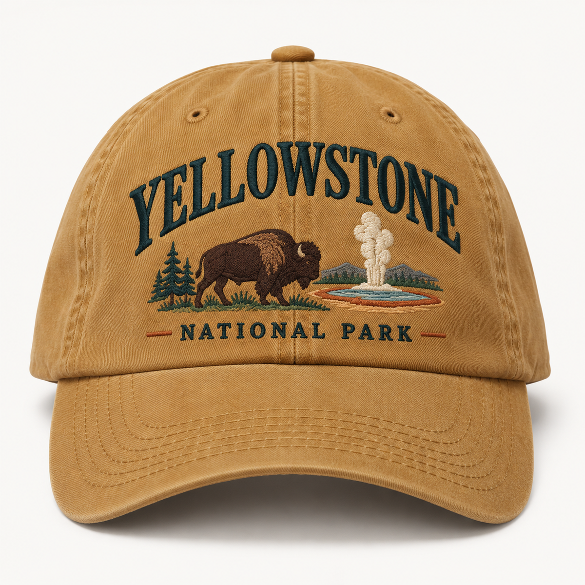 Yellowstone National Park Embroidered Hat - photo 1
