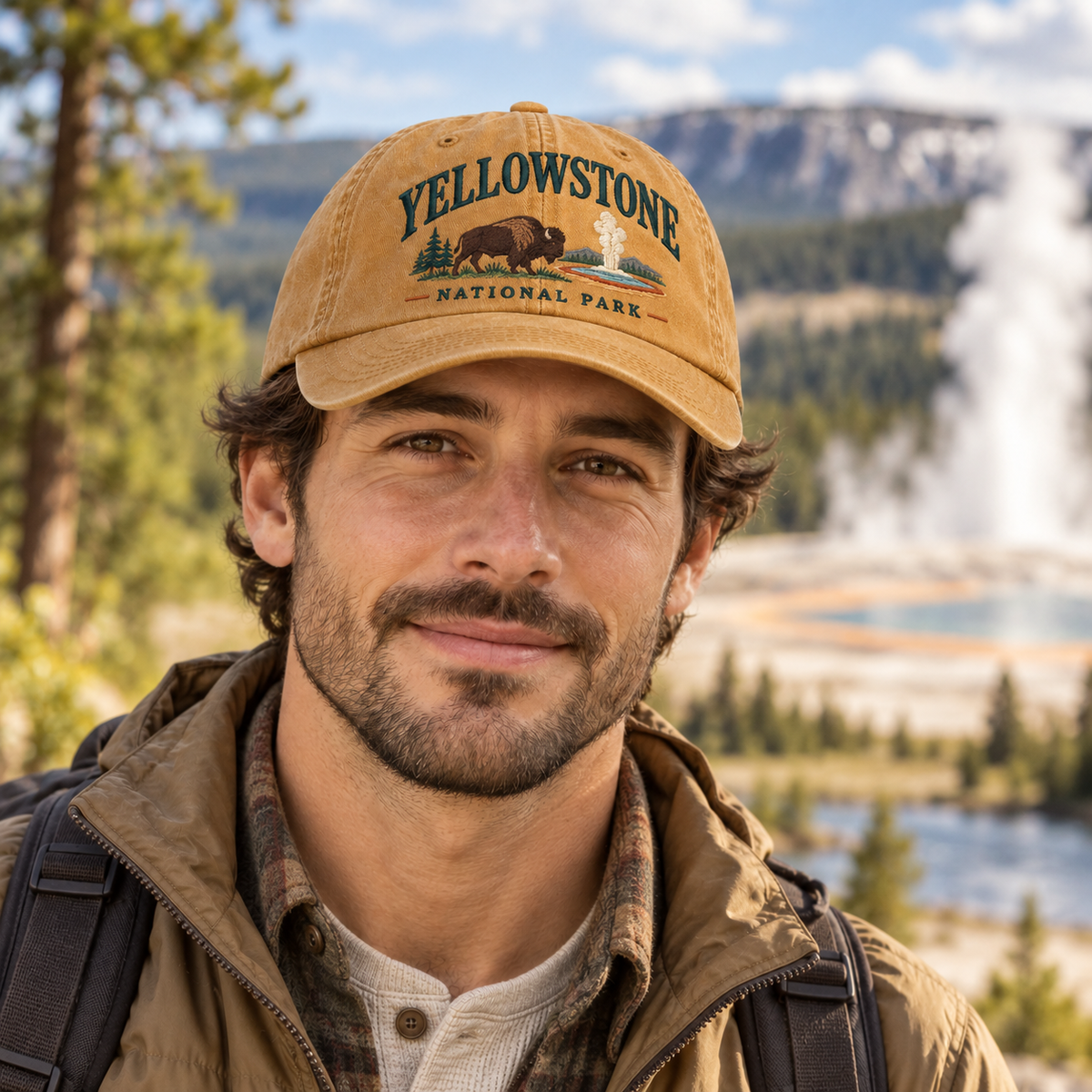 Yellowstone National Park Embroidered Hat - photo 2