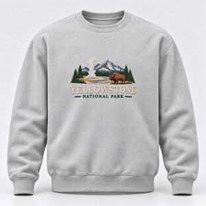Yellowstone National Park Embroidered Sweatshirt