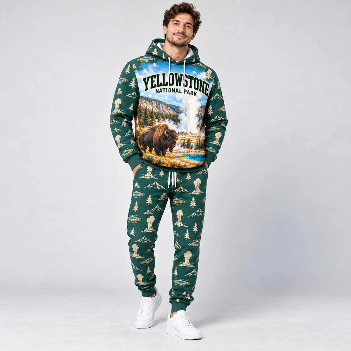 Yellowstone National Park Hoodie & Sweatpants Set