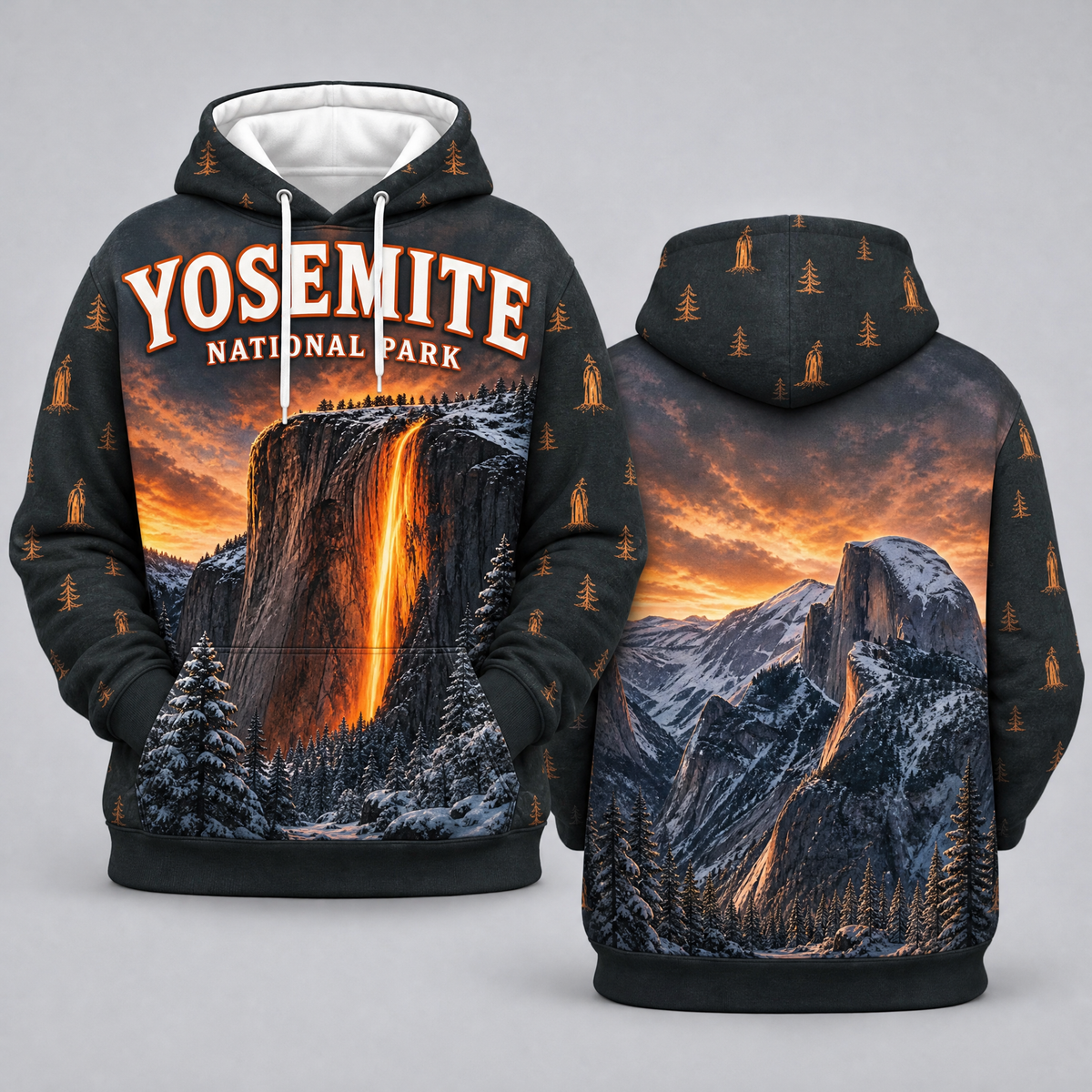 Yosemite National Park Firefall Hoodie