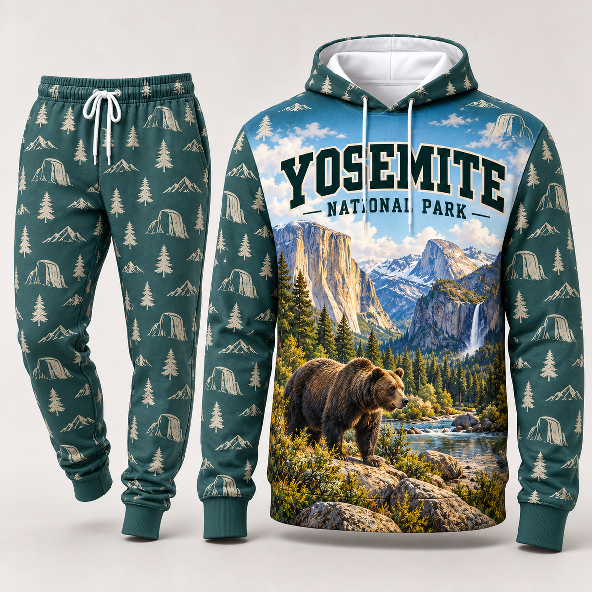 Yosemite National Park Hoodie & Sweatpants Set