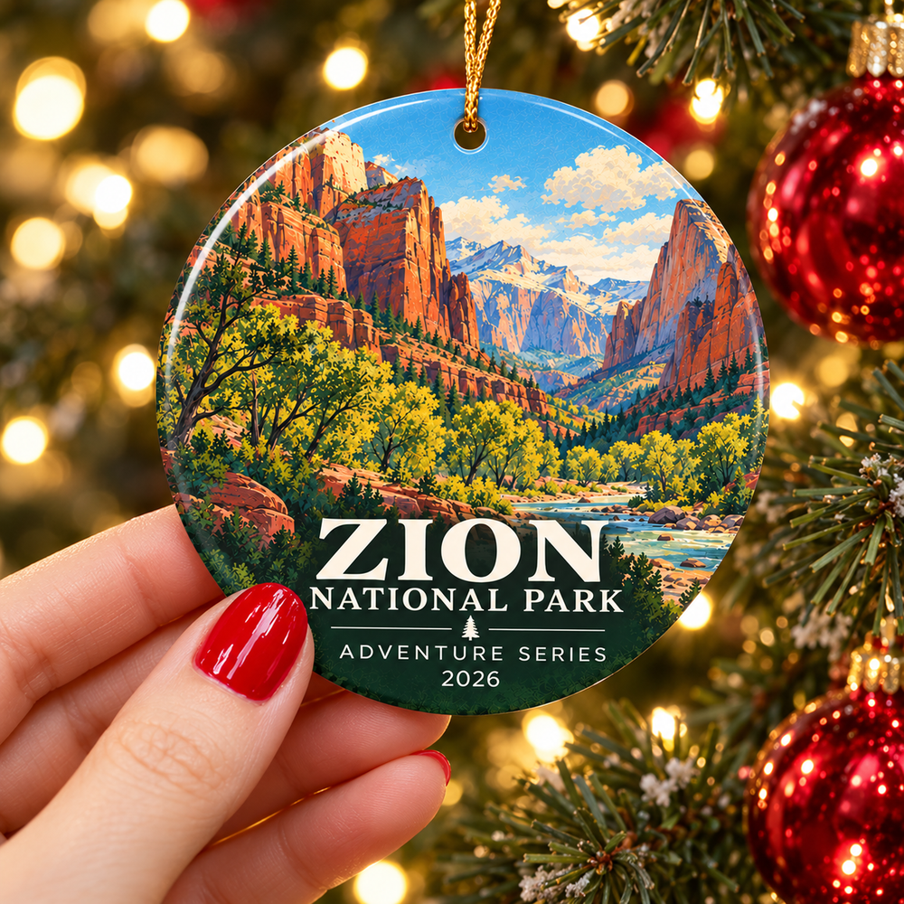 Zion National Park Christmas Ornament