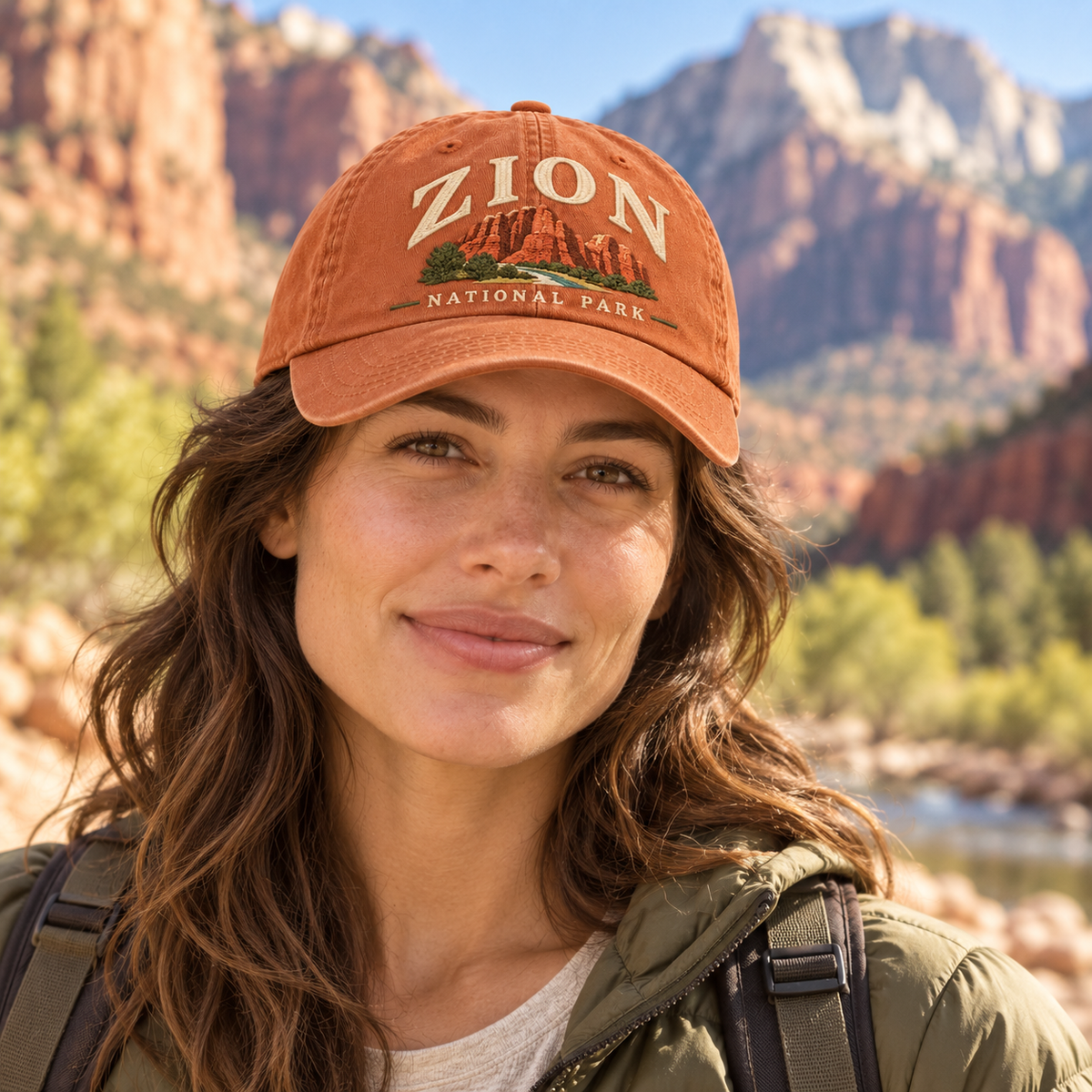 Zion National Park Embroidered Hat - photo 2