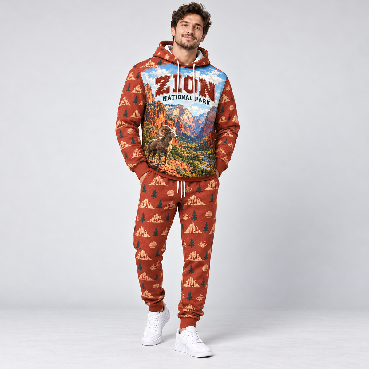 Zion National Park Hoodie & Sweatpants Set